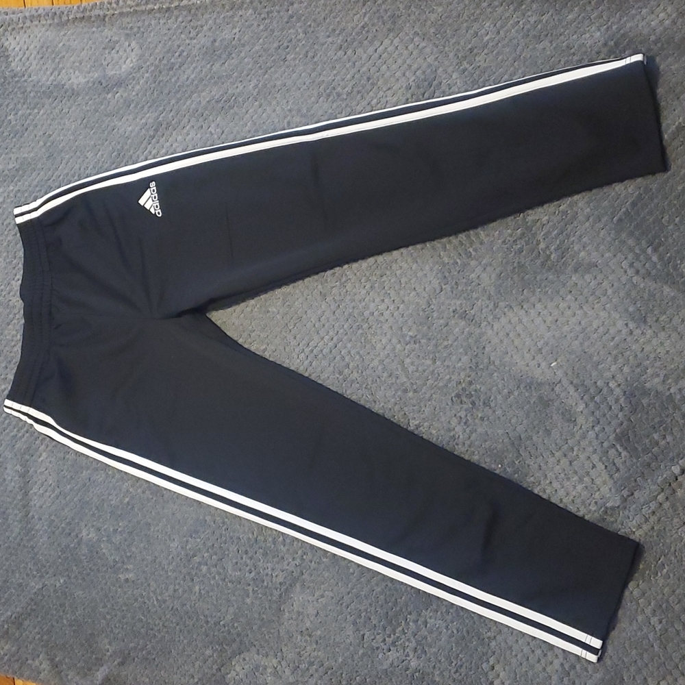 Boys Black and White Adidas Joggers. Excellent Condition!!  Size XL 18/20
